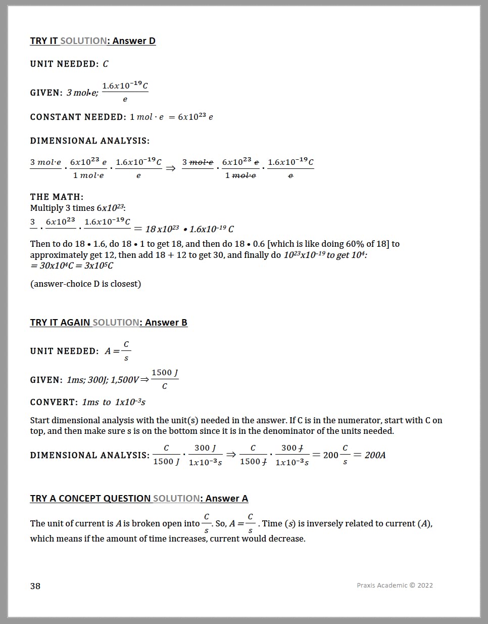 DAT Without Memorizing Formulas: Break Units Open