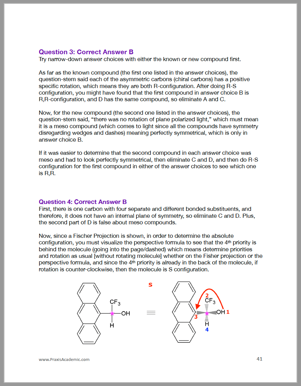 Quick & Easy Chirality on the MCAT: Quick Chirality