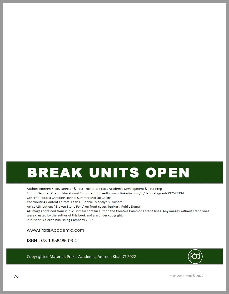 DAT Without Memorizing Formulas: Break Units Open